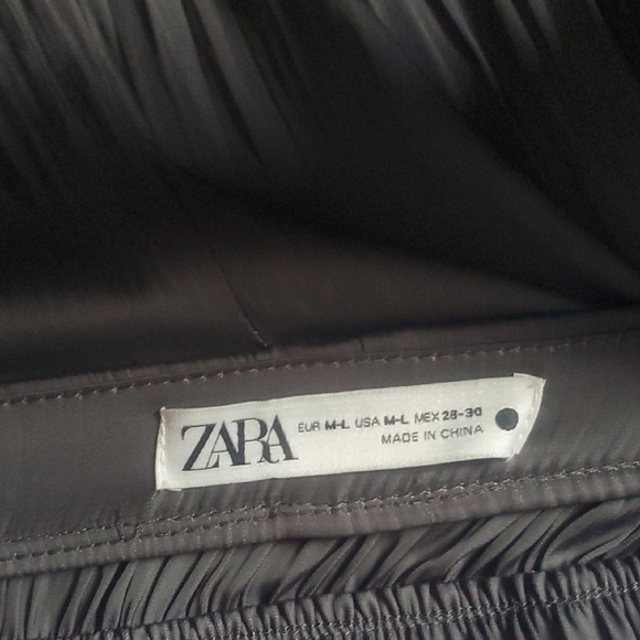 ZARA Gray Pleated Skirts Size M/L - Picture 4 of 8